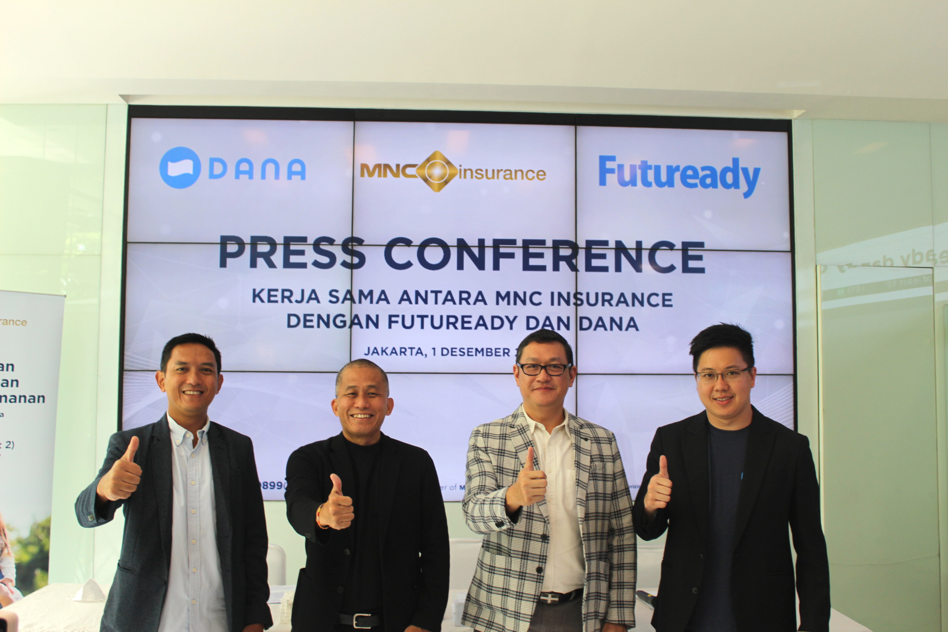 Kolaborasi MNC Insurance dengan DANA dan Futuready Hadirkan Asuransi Proteksi Layar Smartphone