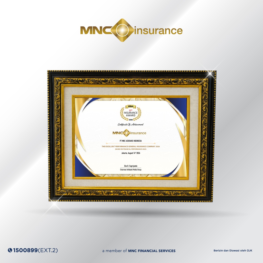 27th Infobank Insurance Award 2026 - The Excellent Performance General Insurance Company (Equity Class Rp250 Billion < Rp500 Billion)
