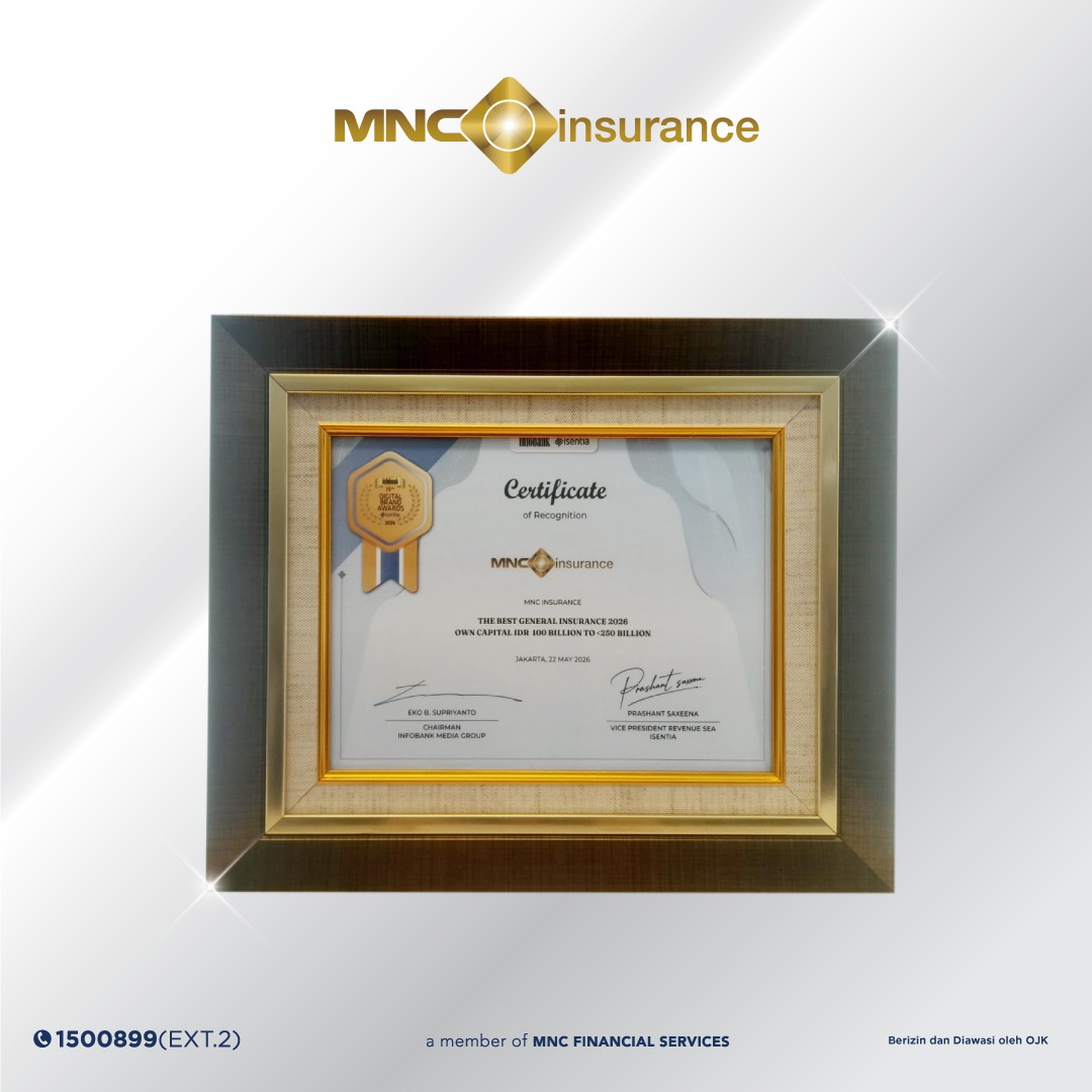The Best General Insurance 2026 dengan ekuitas Rp100 Miliar hingga di bawah Rp250 Miliar untuk kategori Corporate Brand